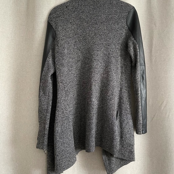 Theory Draped Collar Cardigan - Picture 2 of 4